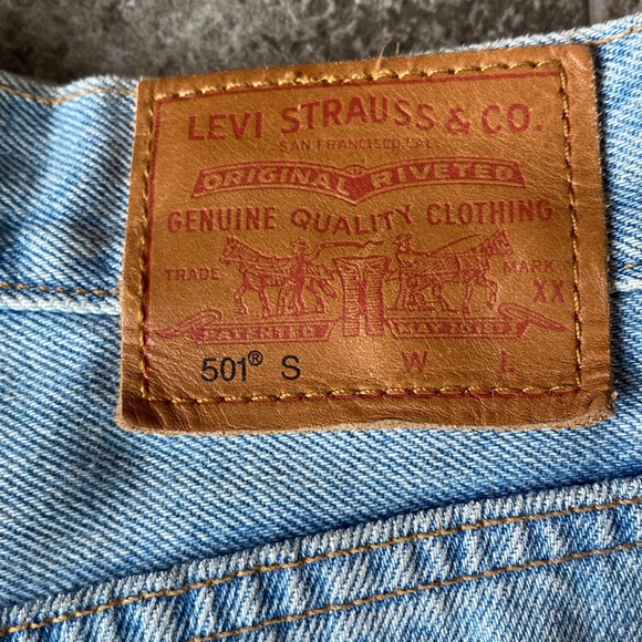 Levis - 501 denim bottom fly - Picture 4 of 5